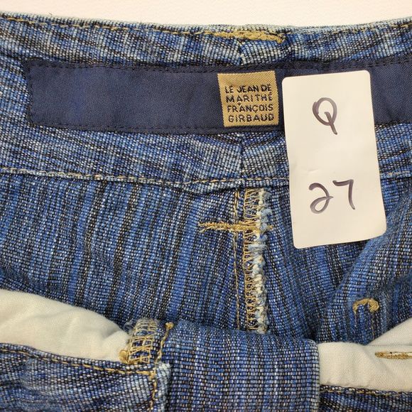 MARITHE FRANCOIS GIRBAUD DENIM SHORTS 44 X 11.5 - Picture 3 of 3